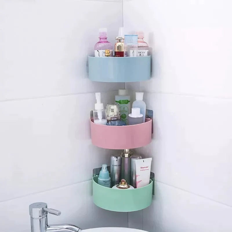 ADHESIVE TRIANGLE CORNER SHELF