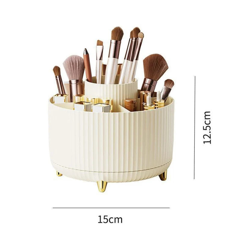 Cosmetic Organizer - Large Capacity Holder for Lipsticks, Makeup Brushes