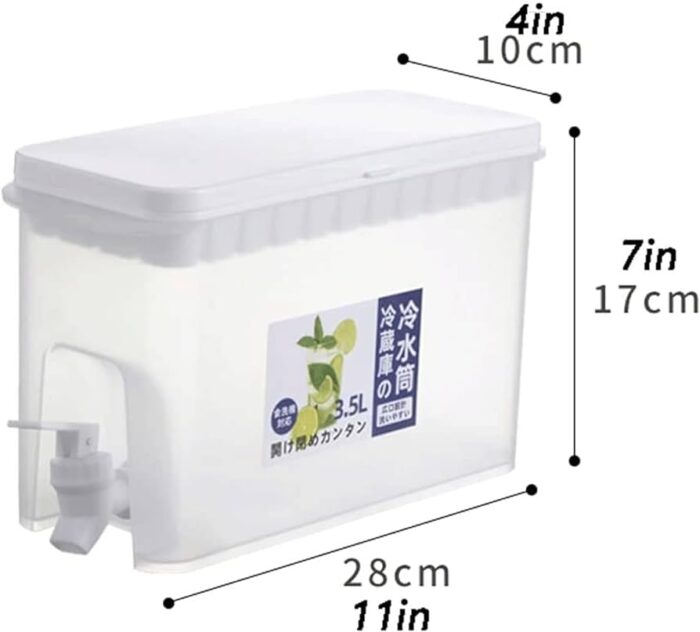 3.5 liter Plastic Drink Dispenser, Beverage Dispenser