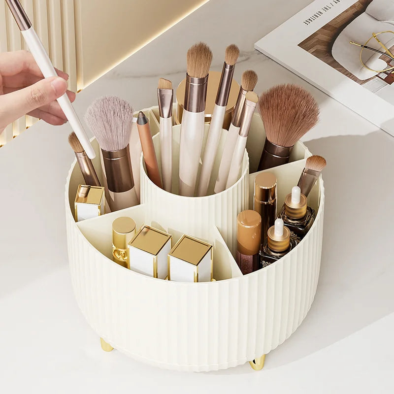 Cosmetic Organizer - Large Capacity Holder for Lipsticks, Makeup Brushes