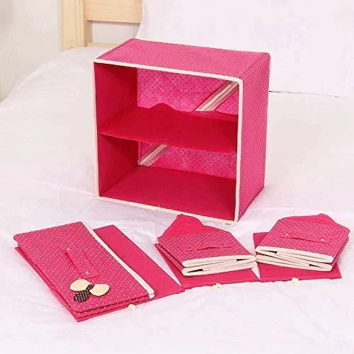 3 DRAWER FABRIC FOLDING STORAGE ORGANIZER