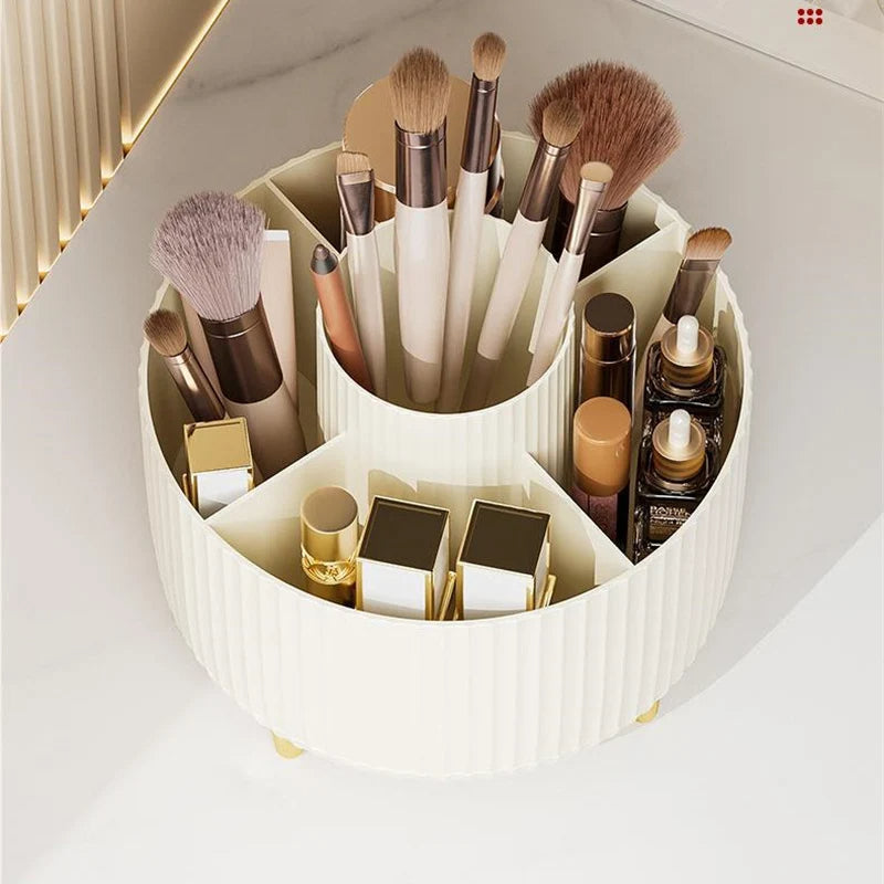 Cosmetic Organizer - Large Capacity Holder for Lipsticks, Makeup Brushes