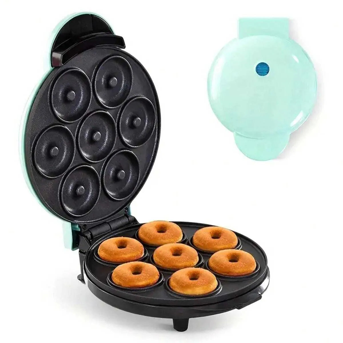 7 Holes Mini Non-Stick Mini Electric Donut Maker Machine