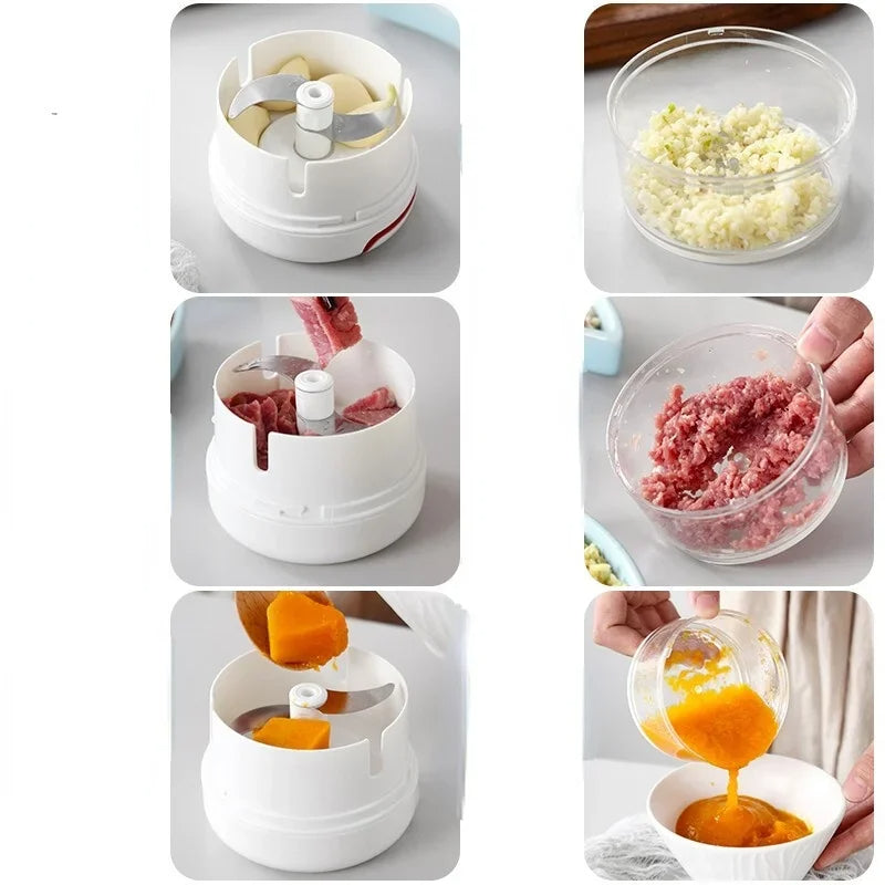 Mini Food Garlic Vegetable Grinder Chopper.