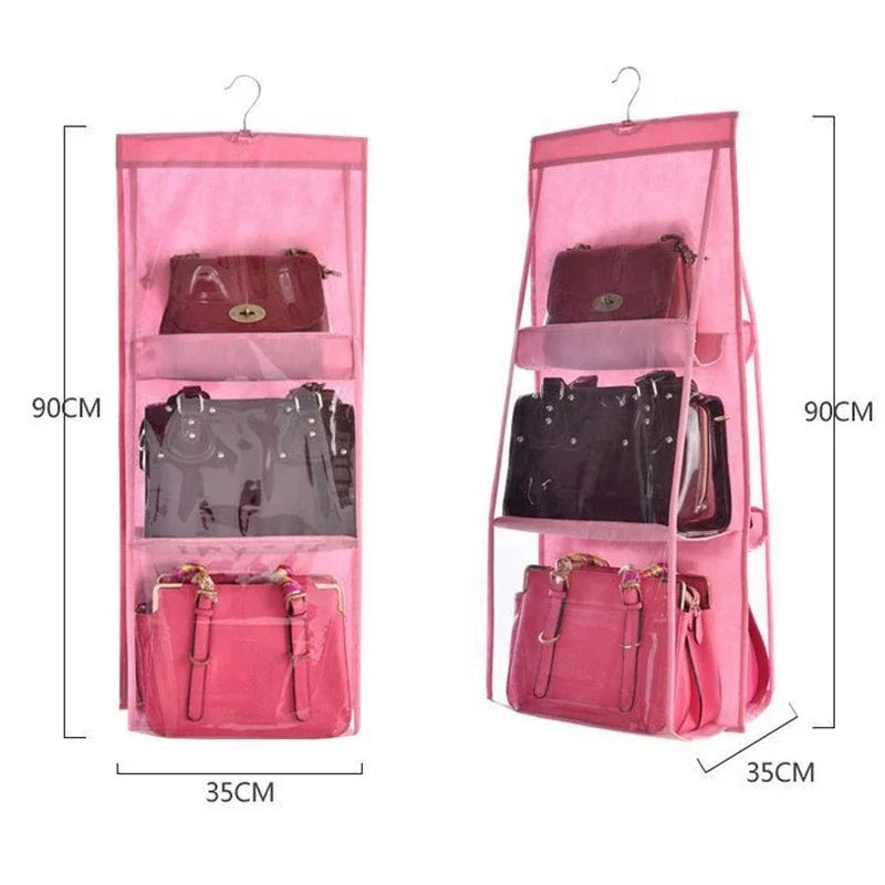 6 Pocket Transparent Double-sided Six-layer Bag.