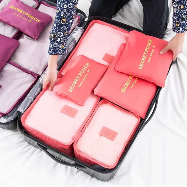 6 Pcs Travel Packing Organizer