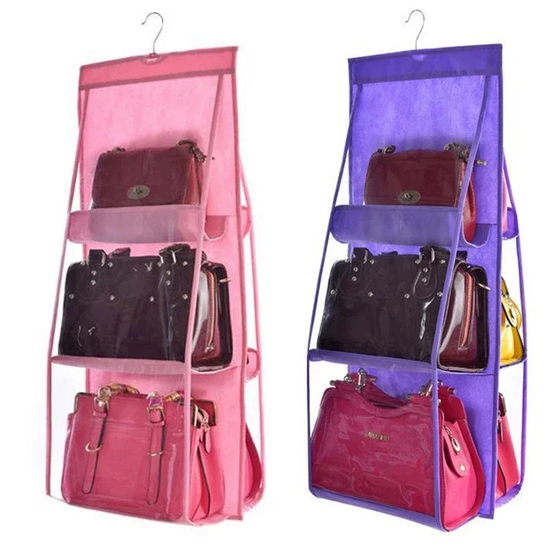 6 Pocket Transparent Double-sided Six-layer Bag.