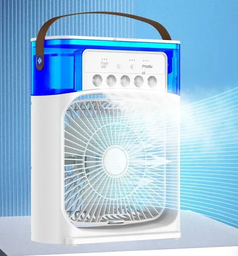 Air Cooler and Humidifier with 3-Speed Fan for Home and Office Use.