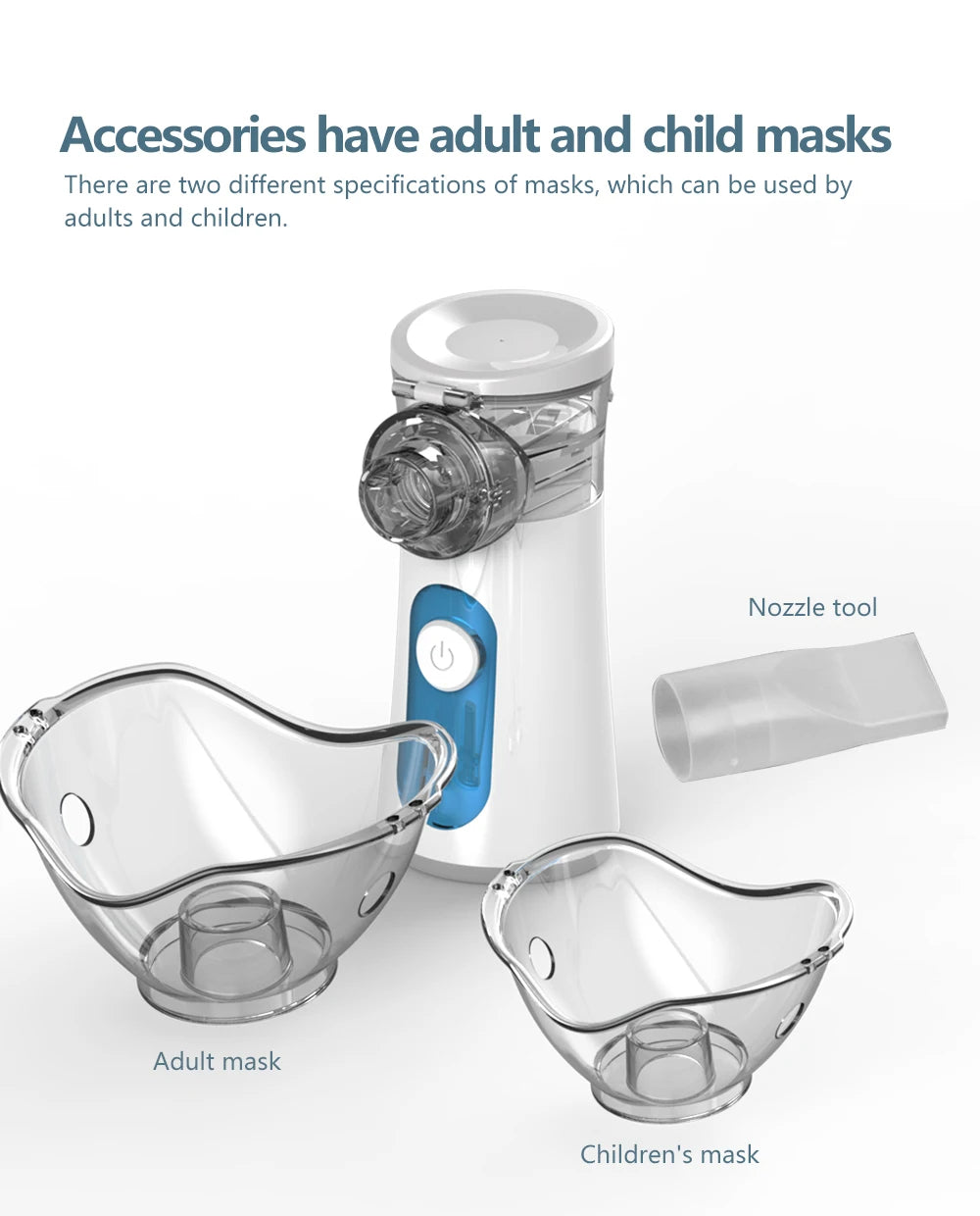 Mesh Atomizer - Silent Nebulizer for Children and adults