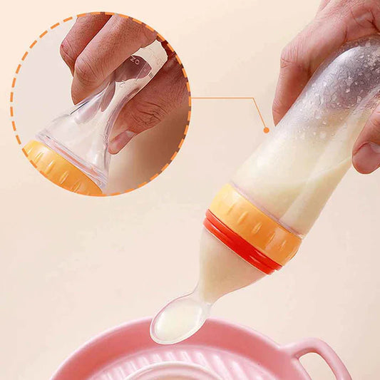 Baby Feeding Bottle With Spoon