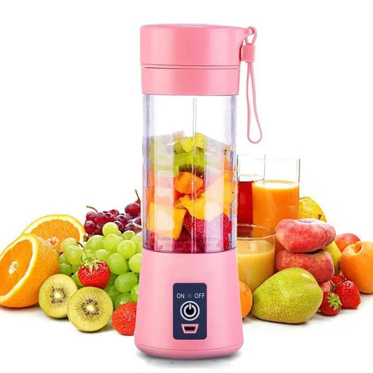 USB Rechargeable 380 ml Juicer Blender 6 Blades