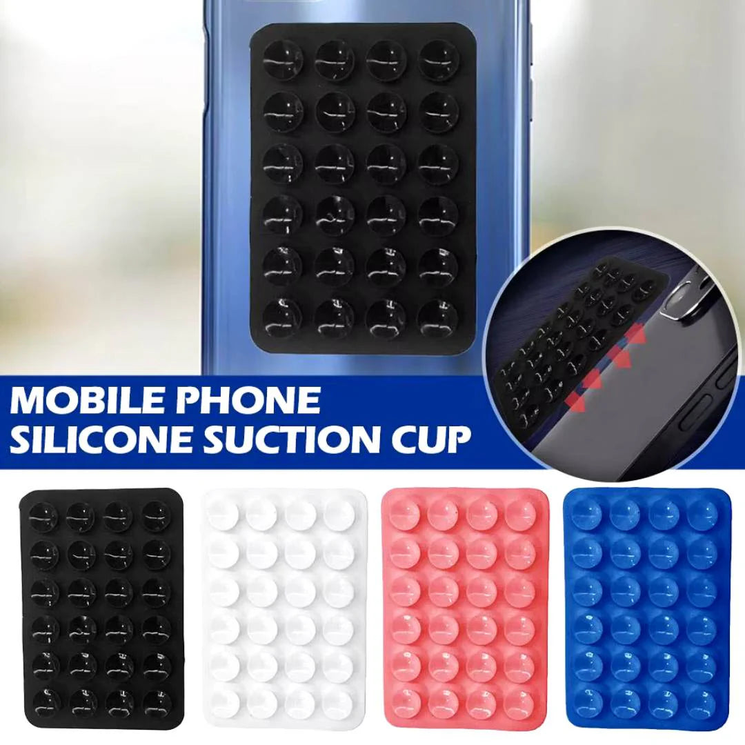 Pack Of Two Silicone Suction Mobile Holder Strong Grip