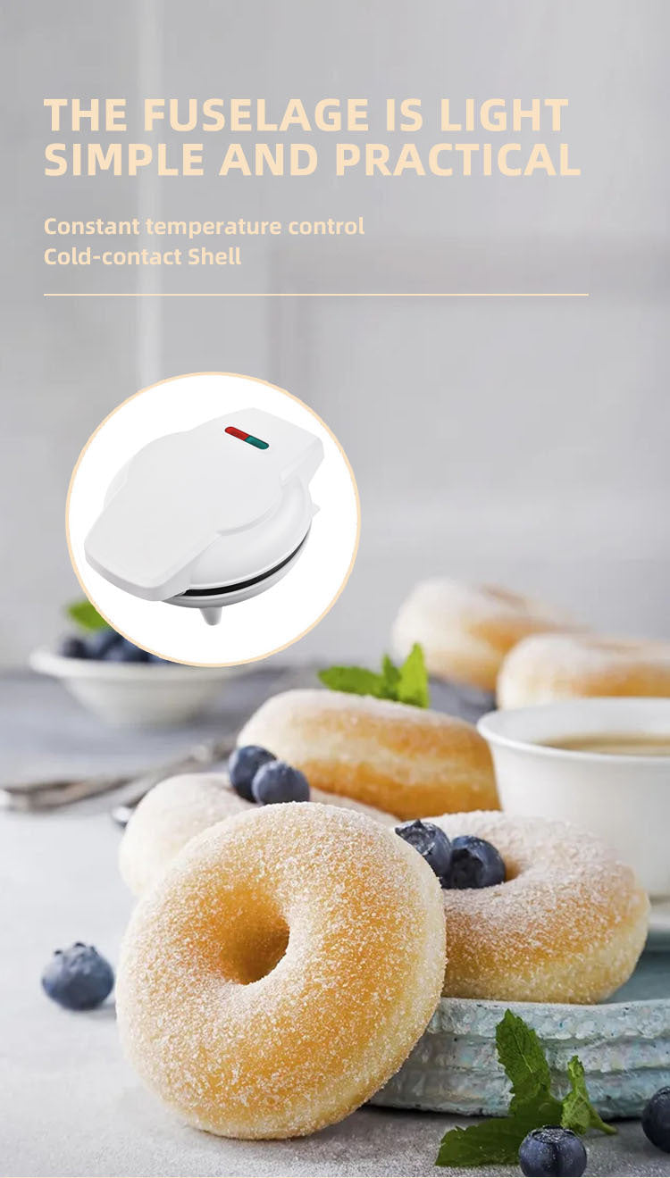 7 Holes Mini Non-Stick Mini Electric Donut Maker Machine