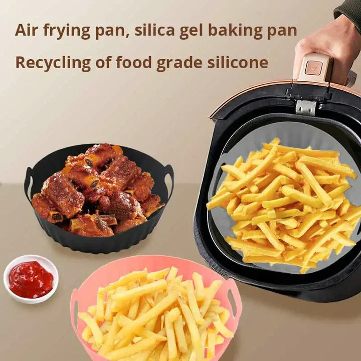 Air Fryer Silicone Baking Tray Pack Of Two