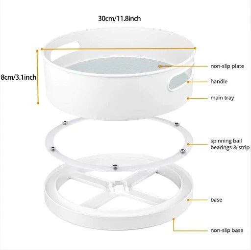 360 Degree Rotating Storage Tray