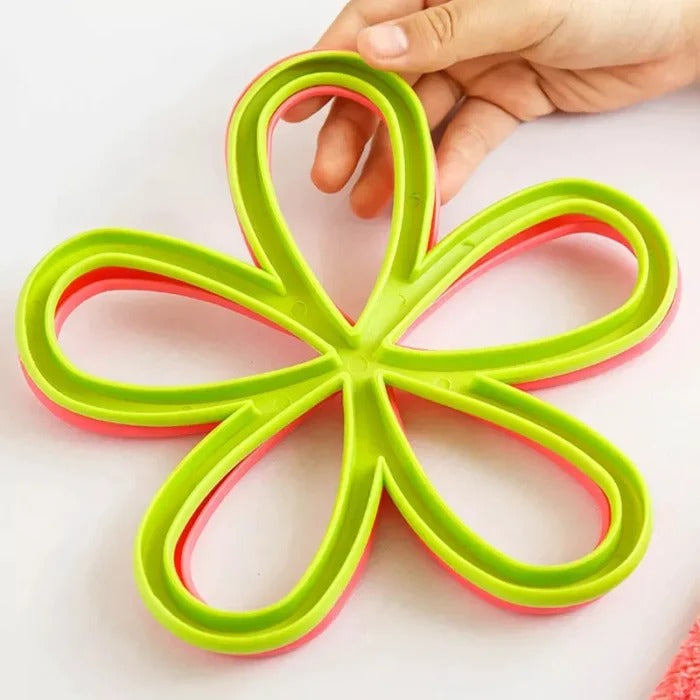 2 Pc Silicone Flower Pot Stand Heat Resistant