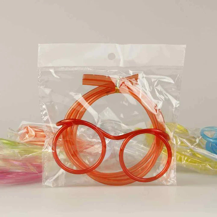 Creative Eyeglasses Straw Drinking