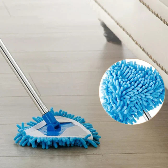 180 Degree Rotatable Adjustable Microfiber Telescopic Triangle Mop