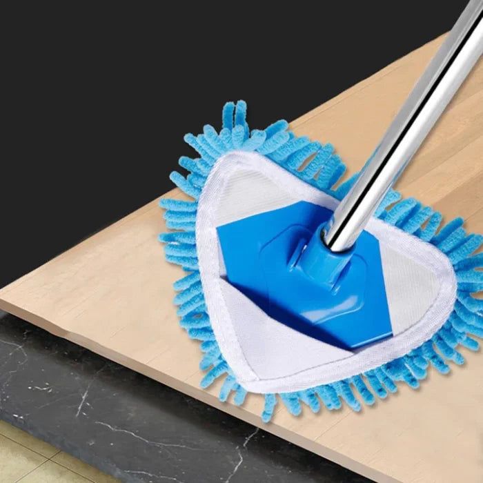 180 Degree Rotatable Adjustable Microfiber Telescopic Triangle Mop